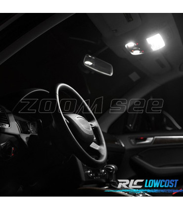 KIT COMPLETO 16 LAMPADAS LED INTERIOR PARA AUDI Q5 09-16