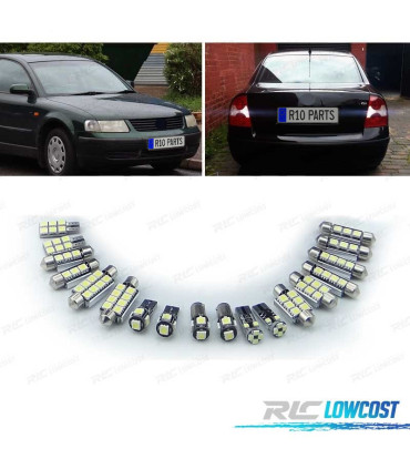 KIT COMPLETO 6 LAMPADAS LED EXTERIOR PARA VOLKSWAGEN VW PASSAT B5 97-05