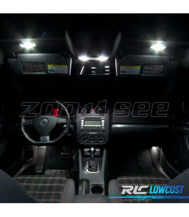 KIT COMPLETO 14 LAMPADAS LED INTERIOR PARA VOLKSWAGEN VW GOLF 5 ESTATE GOLF WAGON MK5 V 07-09