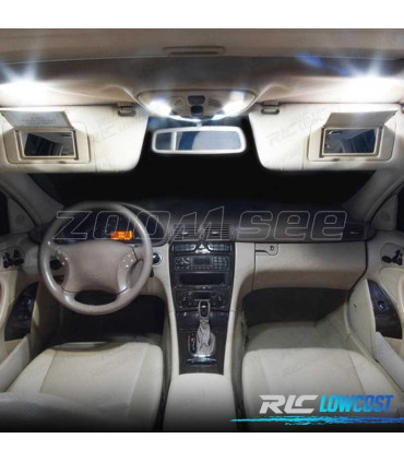 KIT COMPLETO 14 LAMPADAS LED INTERIOR PARA MERCEDES CLK W208 CLK320 CLK430 COUPE CONVERTIBLE 98-02
