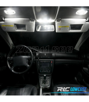 KIT COMPLETO 17 LAMPADAS LED INTERIOR PARA VOLKSWAGEN VW PASSAT B5 97-05