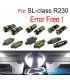 KIT COMPLETO 10 LAMPADAS LED INTERIOR PARA MERCEDES CLASE SL R230 SL500 SL600 SL55 AMG 02-08