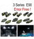 KIT COMPLETO 15 LAMPADAS LED INTERIOR PARA BMW E90 SEDAN 320D 320D XDRIVE 320XD 325D 325I 325XI 05-11