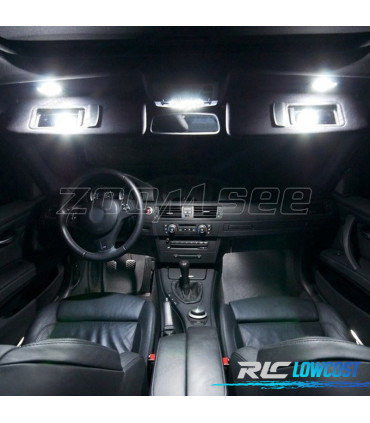 KIT COMPLETO 15 LAMPADAS LED INTERIOR PARA BMW E90 SEDAN 320D 320D XDRIVE 320XD 325D 325I 325XI 05-11