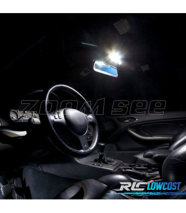 KIT COMPLETO 16 LAMPADAS LED INTERIOR PARA BMW E46 SEDAN COUPE 328I 330I 330XI 325CI 323CI 328CI 330CI M3 99-05
