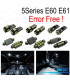 KIT COMPLETO 18 LAMPADAS LED INTERIOR PARA BMW E60 E61 M5 520I 523I 530I XDRIVE 520D 525D 535D 530D SEDAN TOURING 03-10