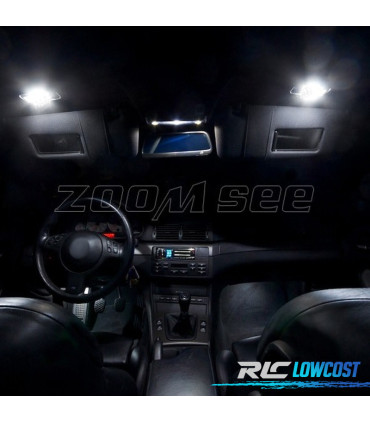KIT COMPLETO 17 LAMPADAS LED INTERIOR PARA BMW SERIE 3 E46 SEDAN COUPE M3 318I 318TI 323I 323IS 325I 325XI 99-05
