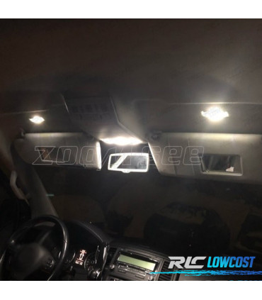 KIT COMPLETO 18 LAMPADAS LED INTERIOR PARA VOLKSWAGEN VW MULTIVAN MK5 T5 03-15