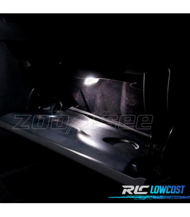 KIT COMPLETO 14 LAMPADAS LED INTERIOR PARA VOLKSWAGEN VW GOLF FINCA 6 GOLF CARRO VI MK6 10-13