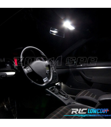 KIT COMPLETO 16 LAMPADAS LED INTERIOR PARA VOLKSWAGEN VW GTI MKV GOLF 5 MK5 GOLF5 06-09