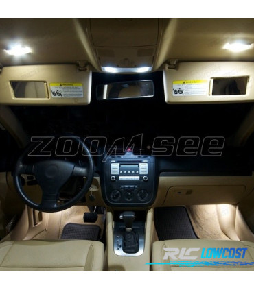 KIT COMPLETO DE 17 LAMPADAS LED INTERIOR PARA VOLKSWAGEN VW JETTA 5 MK5 MKV 05-10