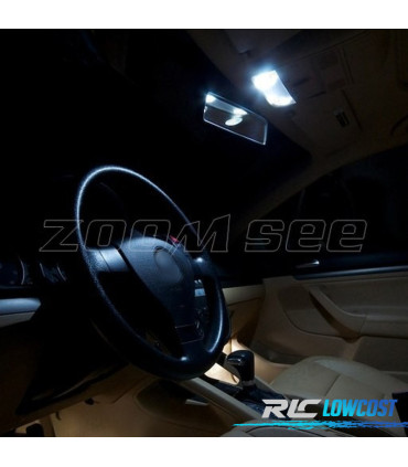 KIT COMPLETO DE 17 LAMPADAS LED INTERIOR PARA VOLKSWAGEN VW JETTA 5 MK5 MKV 05-10