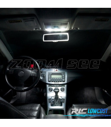 KIT COMPLETO DE 16 LAMPADAS LED INTERIOR PARA VOLKSWAGEN VW PASSAT B6 SEDAN WAGON 06-11