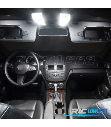 KIT COMPLETO DE 19 LAMPADAS LED INTERIOR PARA MERCEDES CLASE ML W163 ML320 ML350 ML430 ML500 98-05