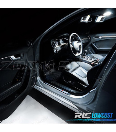KIT COMPLETO 17 LAMPADAS LED INTERIOR PARA AUDI A4 S4 RS4 B8 QUATTRO SEDAN