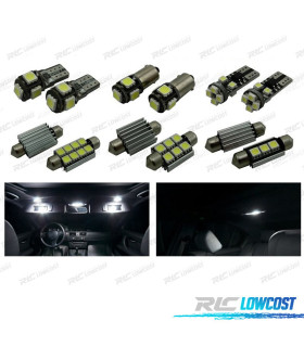 KIT COMPLETO 16 LAMPADAS LED INTERIOR PARA BMW E90 SEDAN 316I 318I 320I 320D XDRIVE 325I 325XI 328I 335I 335XI 330D