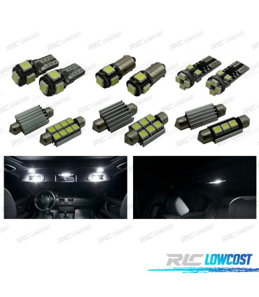 KIT COMPLETO 16 LAMPADAS LED INTERIOR PARA BMW E90 SEDAN 316I 318I 320I 320D XDRIVE 325I 325XI 328I 335I 335XI 330D