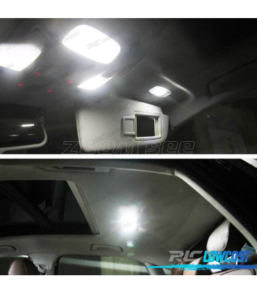 KIT COMPLETO 17 LAMPADAS LED INTERIOR PARA AUDI A6 S6 RS6 C7 AVANT WAGON 12-