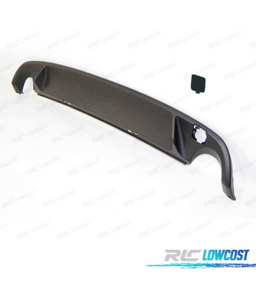 DIFUSOR PARA-CHOQUES TRASEIRO LOOK GTI VOLKSWAGEN VW GOLF 6 MK VI 08-12 + TAMPA GANCHO DE REBOQUE