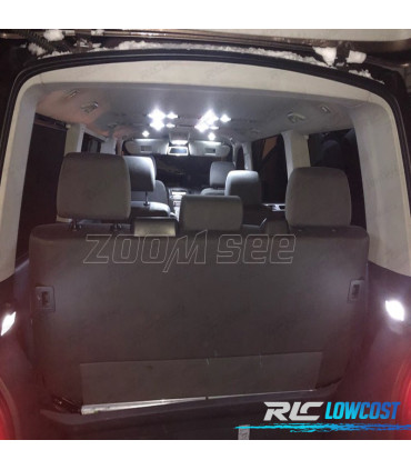 KIT COMPLETO 17 LAMPADAS LED INTERIOR PARA VOLKSWAGEN VW MULTIVAN MK6 T6 16-