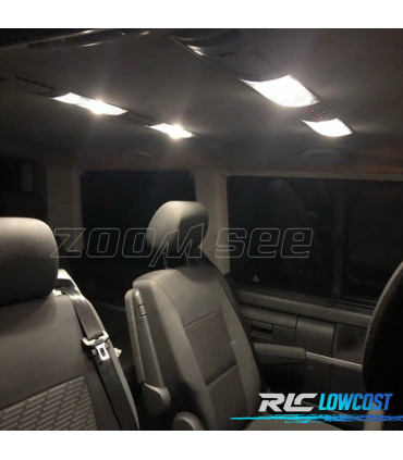 KIT COMPLETO 17 LAMPADAS LED INTERIOR PARA VOLKSWAGEN VW MULTIVAN MK6 T6 16-