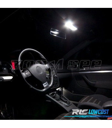 KIT 17 LAMPADAS LED INTERIOR PARA VOLKSWAGEN VW GOLF 5 GTI 06-09