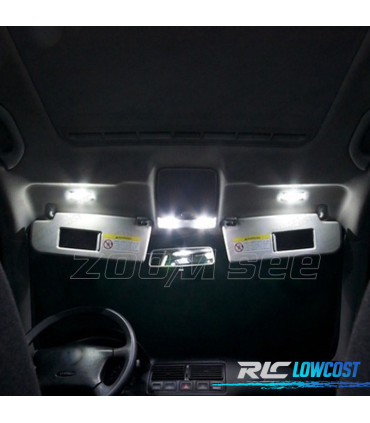 KIT COMPLETO 11 LAMPADAS LED INTERIOR PARA VOLKSWAGEN VW GOLF CABRIO CABRIOLET MK6 12-16