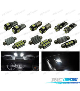 KIT COMPLETO 19 LAMPADAS LED INTERIOR PARA MERCEDES CLASE C W204 SEDAN C230 C250 C280 C300 C350 C63 AMG 08-14