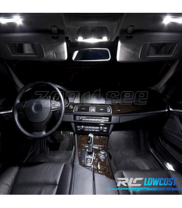 KIT COMPLETO DE 20 LAMPADAS LED INTERIOR PARA BMW SERIE 5 F10 520I 528I 530I 535I 550I M5 11-16
