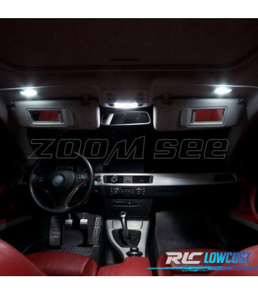 KIT COMPLETO DE 18 LAMPADAS LED INTERIOR PARA BMW SERIE 3 E93 CONVERTIBLE 318I 320D 320I 325D 325I 330D 330I 335I M3 06-13