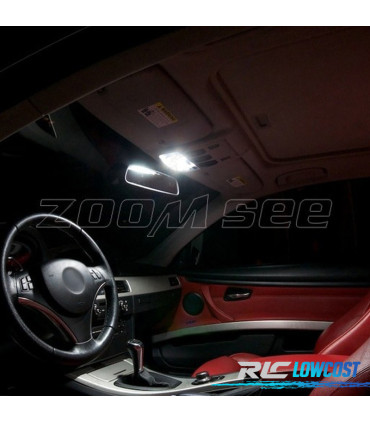 KIT COMPLETO DE 18 LAMPADAS LED INTERIOR PARA BMW SERIE 3 E93 CONVERTIBLE 318I 320D 320I 325D 325I 330D 330I 335I M3 06-13