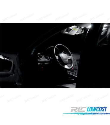 KIT COMPLETO DE 26 LÂMPADAS LED INTERIOR PARA AUDI A3 S3 8L 1996- 2003