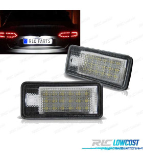 LUZES MATRÍCULA PARA AUDI A3 A4 A6 Q7 CANBUS LED