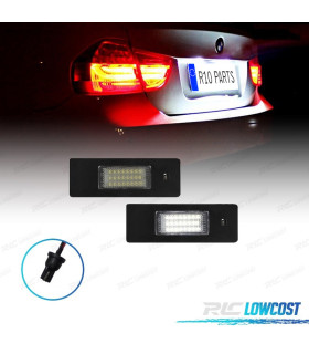 LUZES DE MATRÍCULA LED BMW SÉRIE 6 E63 2P E64 2P F12 2P F13 2P F06 GRAN COUPE 4P 02-18