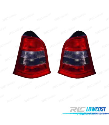 FAROLINS PARA MERCEDES CLASSE A W168 97-01 FUMADOS VERMELHO