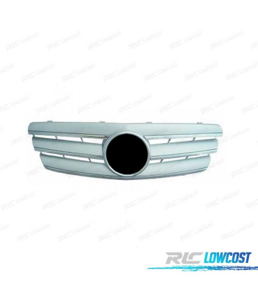 GRELHA FRONTAL CROMADA MERCEDES C W203 00-07