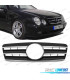 GRELHA FRONTAL MERCEDES CLK W208 COUPE CABRIO 96-02 PRETA CROMADA