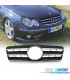 GRELHA FRONTAL PARA MERCEDES CLK W208 96-02 LOOK CL STYLE PRETO CROMADO
