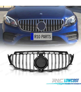 GRELHA FRONTAL MERCEDES CLASE E W213 16-18 LOOK GT-R CROMADA
