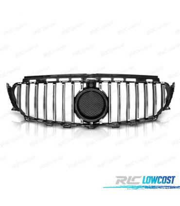 GRELHA FRONTAL MERCEDES CLASE E W213 16-18 LOOK GT-R CROMADA