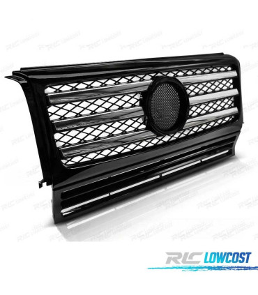 GRELHA MERCEDES W463 90-12 PRETO CROMADO