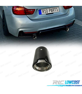 PONTEIRA DE ESCAPE BMW LOOK M CARBONO