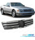 GRELHA FRONTAL PARA MERCEDES SL R129 89-98 LOOK AMG PRETO CROMADO