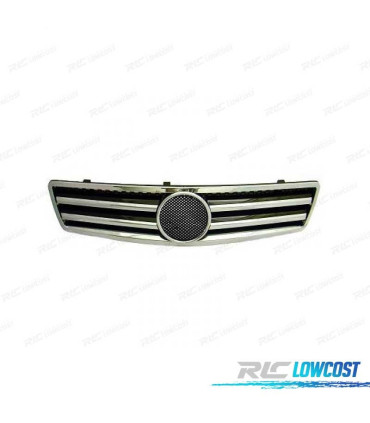 GRELHA FRONTAL PARA MERCEDES SL R129 89-98 LOOK AMG PRETO CROMADO