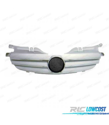 GRELHA FRONTAL MERCEDES SLK R170 96-04 LOOK SPORT PRATA CROMADO