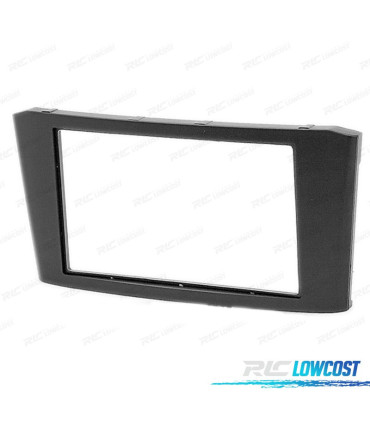 MOLDURA ADAPTADOR PRETO PARA RADIO 2-DIN PARA TOYOTA AVENSIS 02-08
