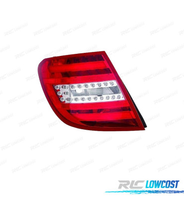 FAROLIN ESQ PARA MERCEDES C-CLASS W204 KOMBI 10-14 BRANCO LED VERMELHO
