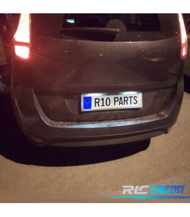 KIT COMPLETO 17 LAMPADAS LED INTERIOR PARA RENAULT SCENIC III 3 MK3 09-16