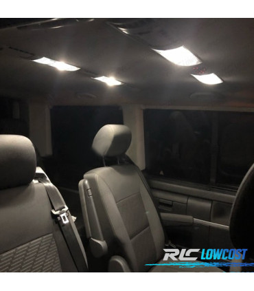 KIT COMPLETO 18 LAMPADAS LED INTERIOR PARA VOLKSWAGEN VW MULTIVAN MK5 T5 03-15