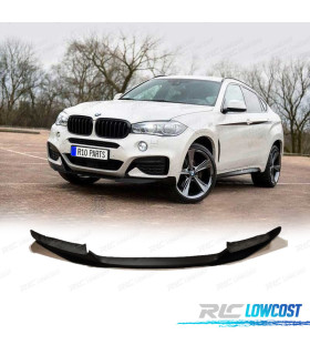 SPOILER FRONTAL PARA BMW X6 F16 M 15- LOOK M PRETO BRILHANTE